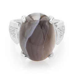 Botswana-Achat-Silberring