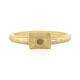 I3 Champagner-Brillant-Silberring