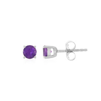 Marokkanischer Amethyst-Silberohrringe