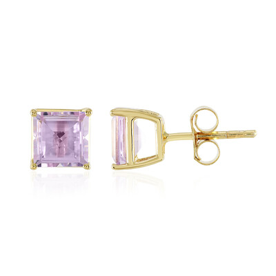 Lavendel-Amethyst-Silberohrringe