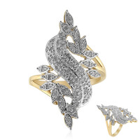 I3 (I) Diamant-Silberring
