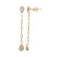 SI2 (H) Diamant-Goldohrringe (CIRARI)