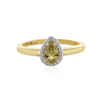 Gelber Tansanit-Goldring