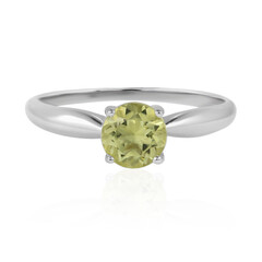 Ouro Verde-Quarz-Silberring