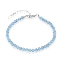 Aquamarin-Silberarmband