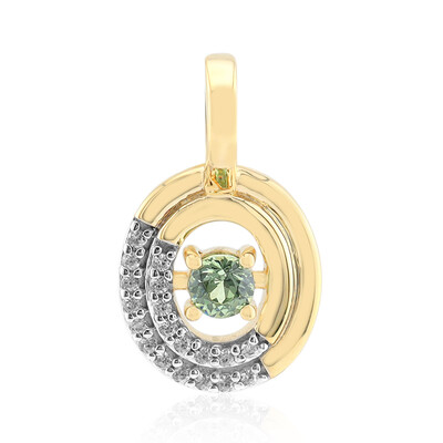 Madagaskar-Demantoid-Goldanhänger