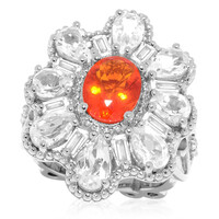 Mexikanischer Feueropal-Silberring (Dallas Prince Designs)