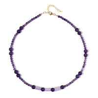 Amethyst-Silberhalskette