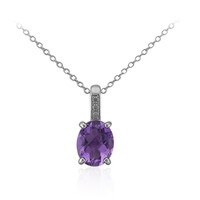Amethyst-Silberhalskette