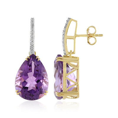 Amethyst-Silberohrringe