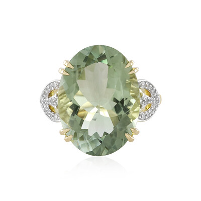 Rio Grande-Grüner Amethyst-Goldring