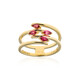 Roter Burmesischer Spinell-Goldring (de Melo)