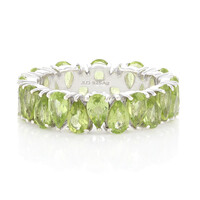 Peridot-Silberring