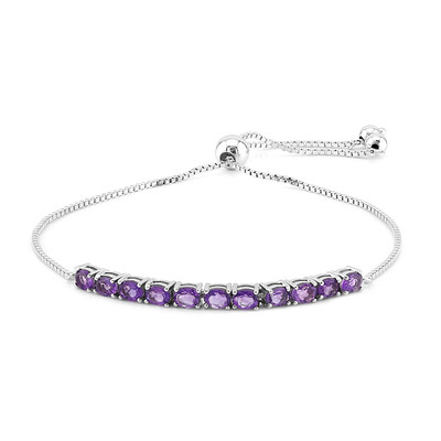 Amethyst-Silberarmband