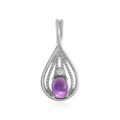 Sibirischer Amethyst-Silberanhänger