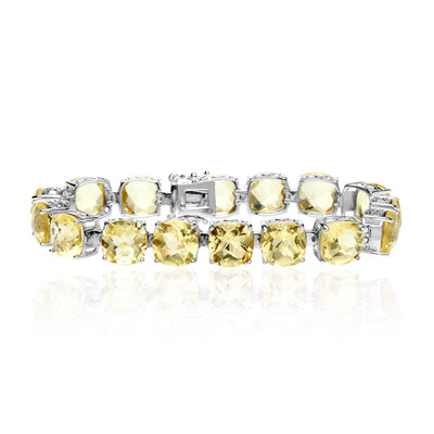 Limonen-Citrin-Silberarmband