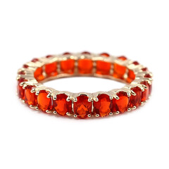 Feueropal-Goldring