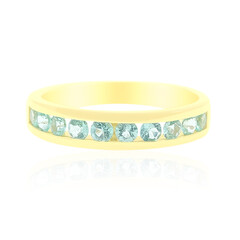 Nigerianischer Paraiba-Turmalin-Goldring