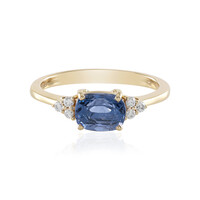Cobaltblauer Luc Yen-Spinell-Goldring (AMAYANI)