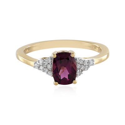 Magenta-Granat-Goldring