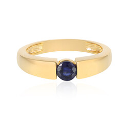 Blauer Madagaskar-Saphir-Silberring