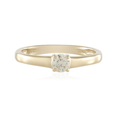 I2 Schokoladen-Brillant-Goldring