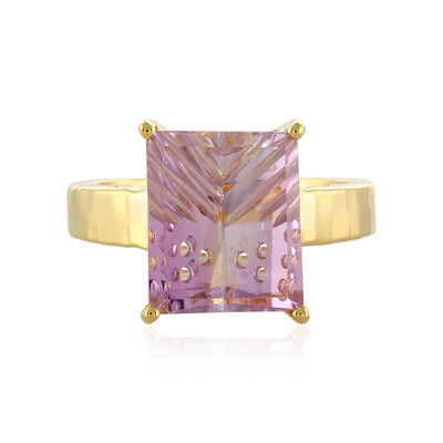 Lavendel-Amethyst-Silberring
