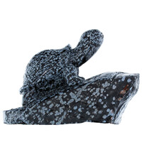 Schneeflocken-Obsidian-Schildkröte (Lapis Vitalis)