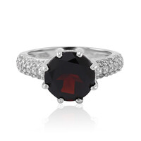 Granat-Silberring