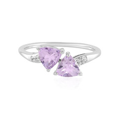 Lavendel-Amethyst-Silberring