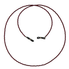 Mosambik-Granat-Brillenkette