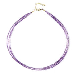Amethyst-Silberhalskette