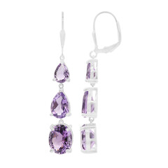 Amethyst-Silberohrringe