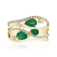 AAA-Sambia-Smaragd-Goldring (CIRARI)