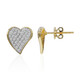 SI1 (G) Brillant-Goldohrringe (Annette)