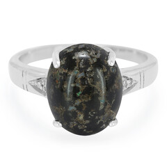 Leoparden-Opal-Silberring