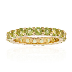 Burmesischer Peridot-Silberring