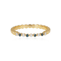 Diamant-Silberring