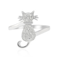 I3 (I) Diamant-Silberring