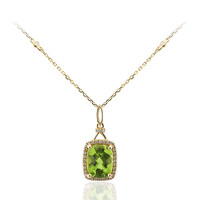 Dashihe-Peridot-Goldhalskette (CIRARI)