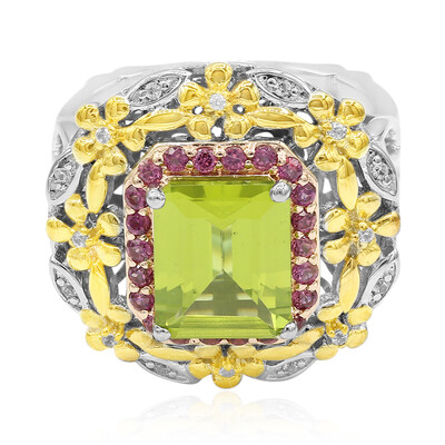 Peridot-Silberring (Dallas Prince Designs)