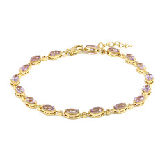 Bolivianischer Amethyst-Silberarmband