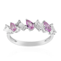 Pinkfarbener Saphir-Goldring (CIRARI)