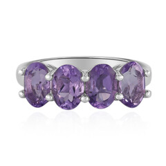 Bolivianischer Amethyst-Silberring