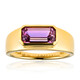Pinkfarbener Diaspor-Goldring (AMAYANI)