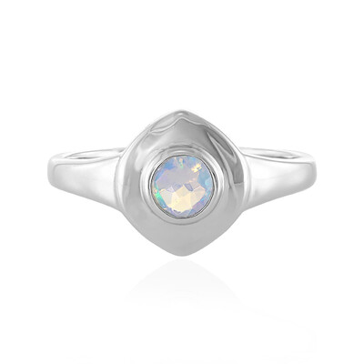 Welo-Opal-Silberring (MONOSONO COLLECTION)