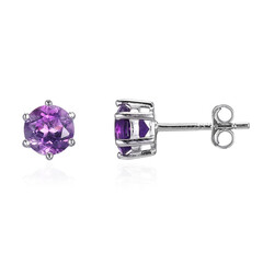Amethyst-Silberohrringe