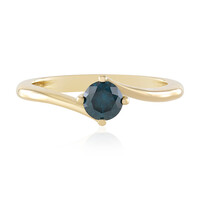 Blauer I2 Brillant-Goldring