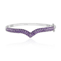 Sambia-Amethyst-Silberarmreif (Adela Silber)