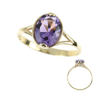 Amethyst-Goldring